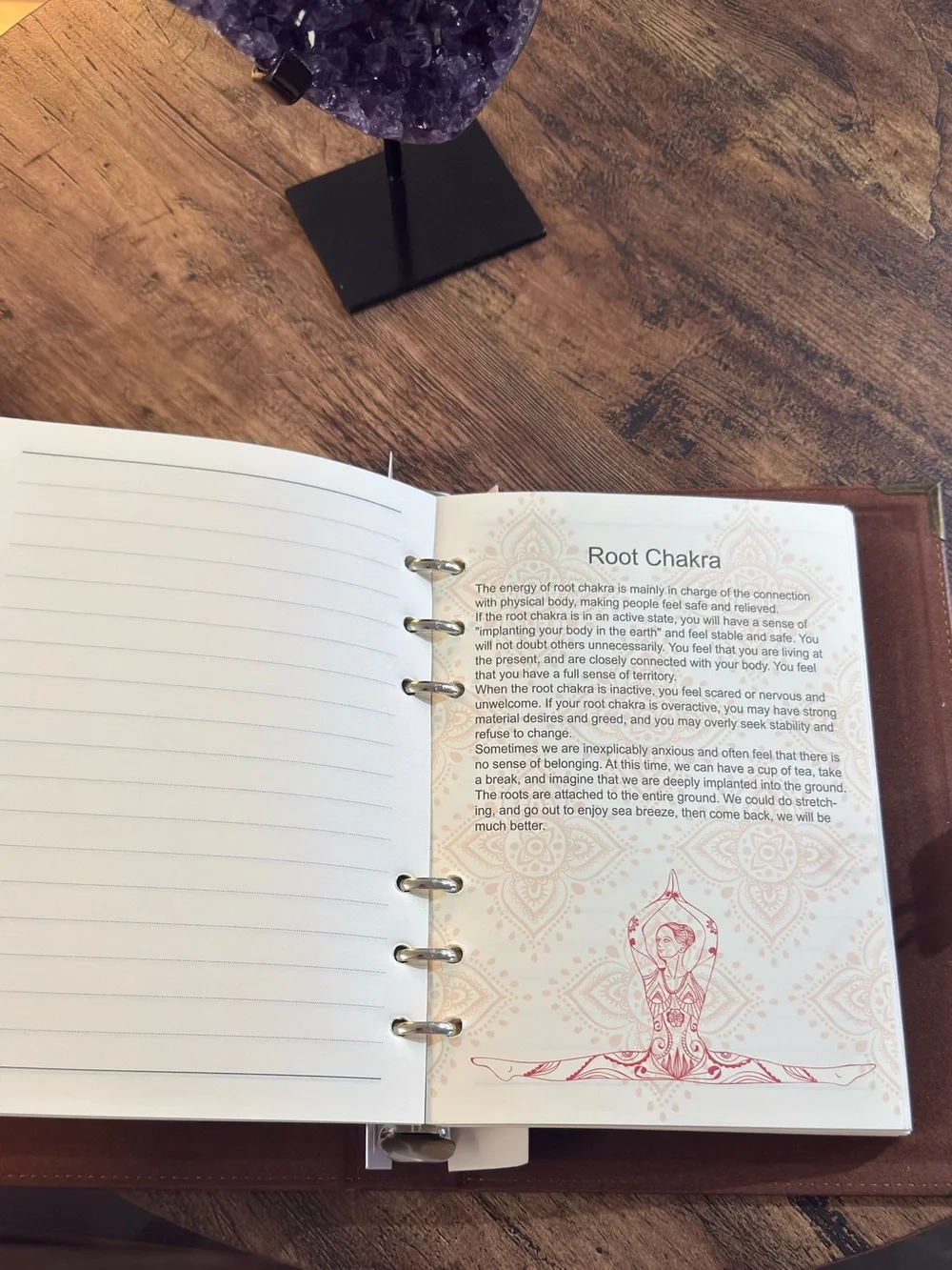 Chakra Leather Journal | Meditation, Manifestation & Mindfulness Notebook
